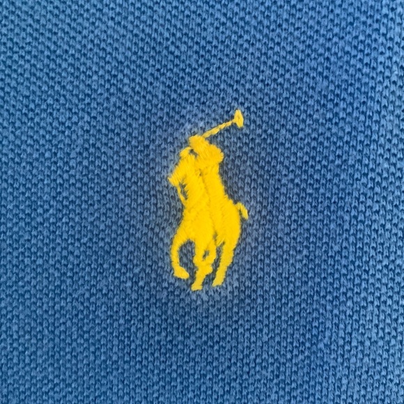 Polo Ralph Lauren ROYAL BLUE Men"s LARGE Iconic Polo Shirt Golf Short Sleeve - Picture 5 of 11